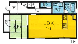 高知県 香美市 土佐山田 1F 高知県 香美市 土佐山田 建売図面19 1F