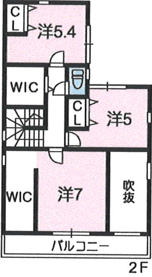 高知県 高知市 福井町 建売図面A 2F 高知県 高知市 福井町 建売図面A 2F