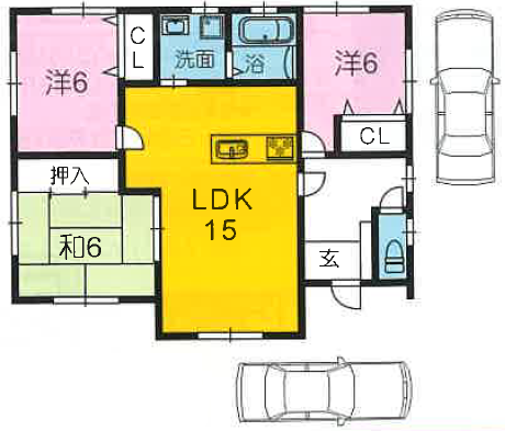 介良 建売図面A 1F 介良 建売図面A 1F