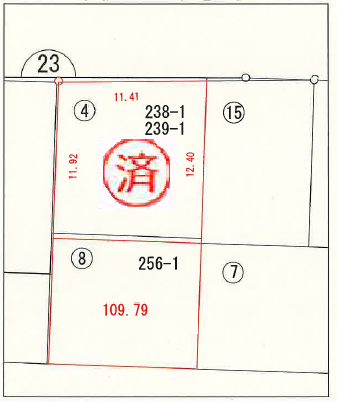 中須賀町　区画図