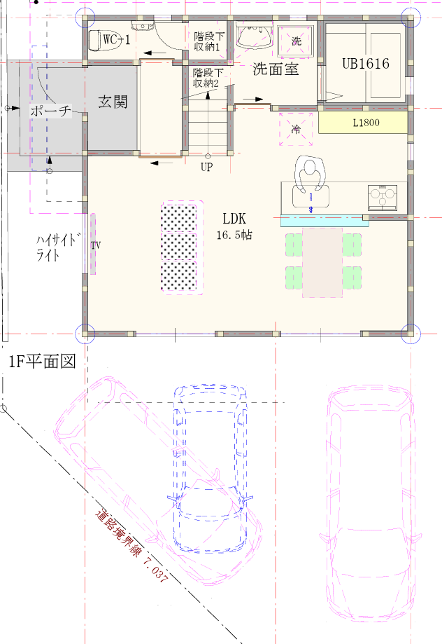 瀬戸東町 建売図面A 1F 瀬戸東町良 建売図面A 1F